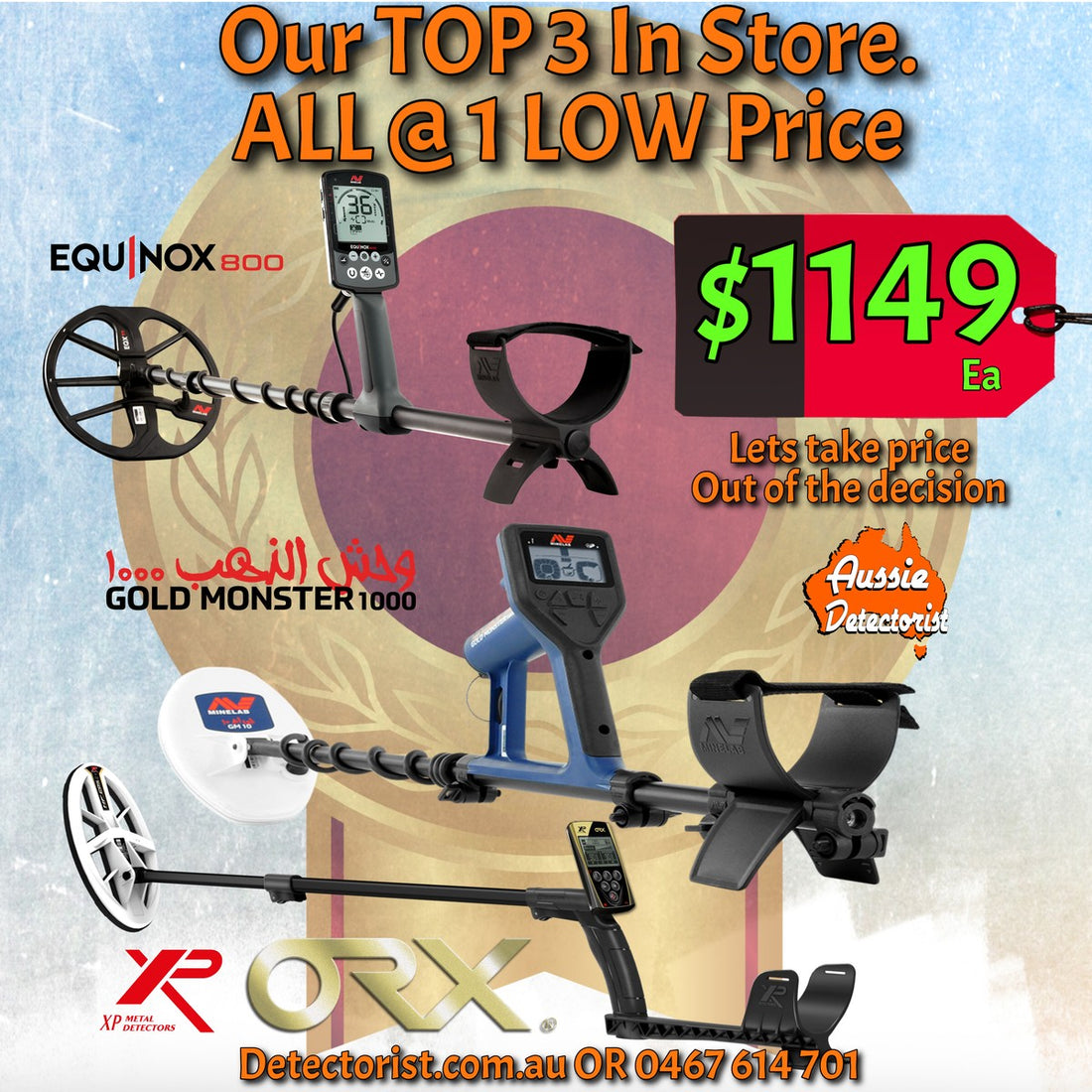 Let's take the Price out of the decision on buying your metal Detector.