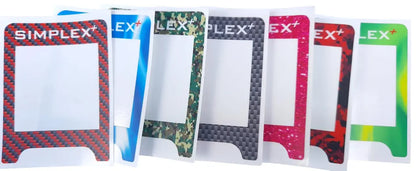 4 Pack of Mixed Simplex Faceplate Sticker. LionOx Distribution (XPAU)