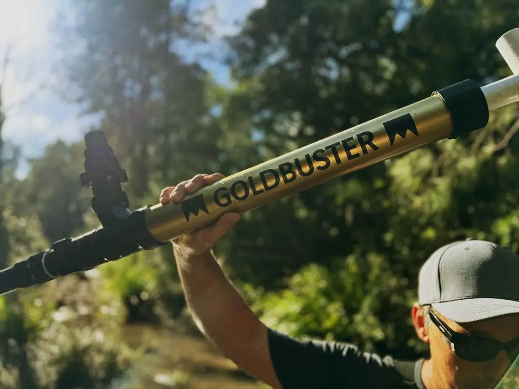 GoldBuster Patented Manual Powered, GOLD dredge you can use just about anywhere. Aussie Detectorist