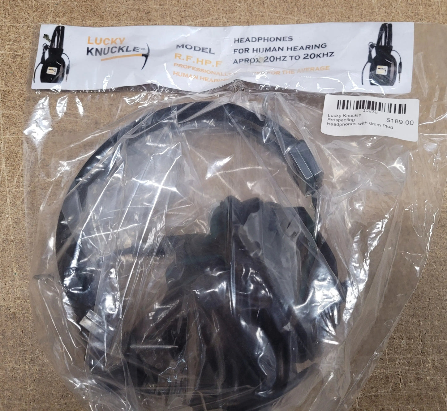 Lucky Knuckle Prospecting Headphones with 6mm Plug Lucky Knuckle