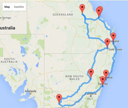 The Australian Deus Road Trip, Taking XP Deus to the people.