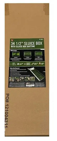10" Aluminium Sluice Box with TPR Matting BJK Imports