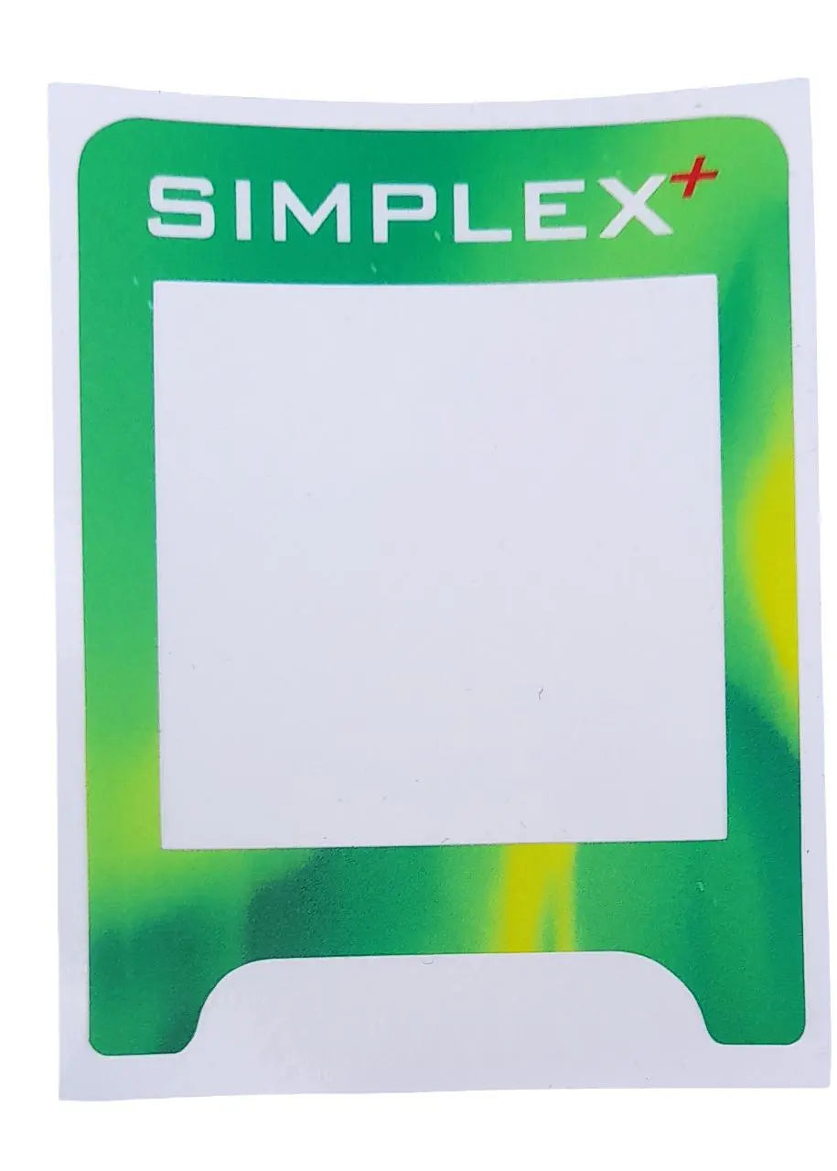 4 Pack of Mixed Simplex Faceplate Sticker LionOx Distribution (XPAU)