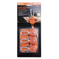 Bush Tracks 4mm x 4m Rope Ratchet Tie Downs with Carabiners - 4 Pack