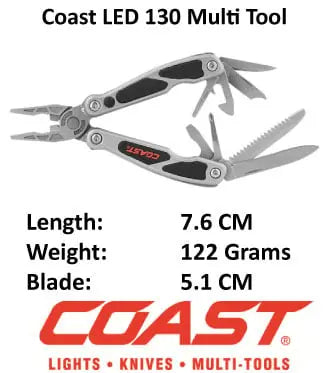Coast Multi-tool LED130 Aussie Detectorist