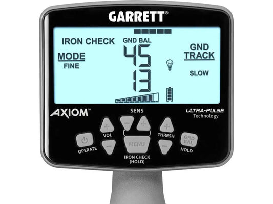 Garrett Axiom LITE Affordable Pulse Induction Gold Detector Garrett Australia