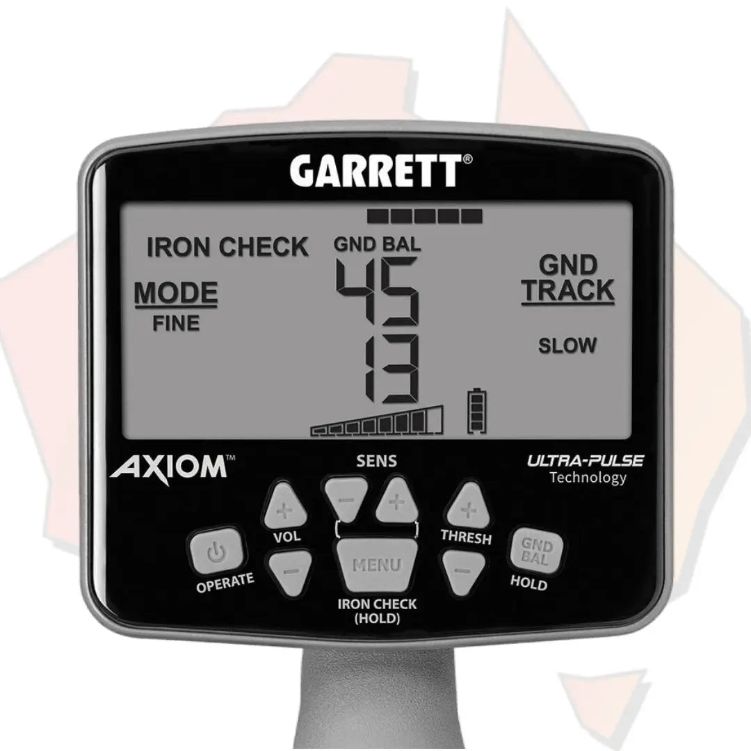 Garrett Axiom LITE Affordable Pulse Induction Gold Detector Garrett Australia