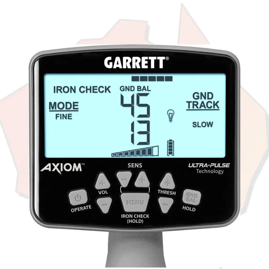 Garrett Axiom pulse Induction Gold Detector Wireless Package. Garrett Australia