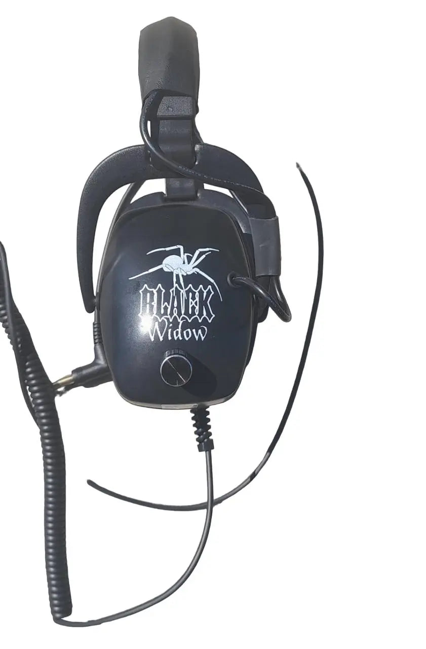Gray Ghost Headphones BLACKWIDOW for those with hearing impairment. DetectorPro