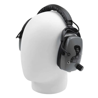 Gray Ghost NDT (NO DOWN TIME) headphones for metal detectors, Includes back up cable. DetectorPro