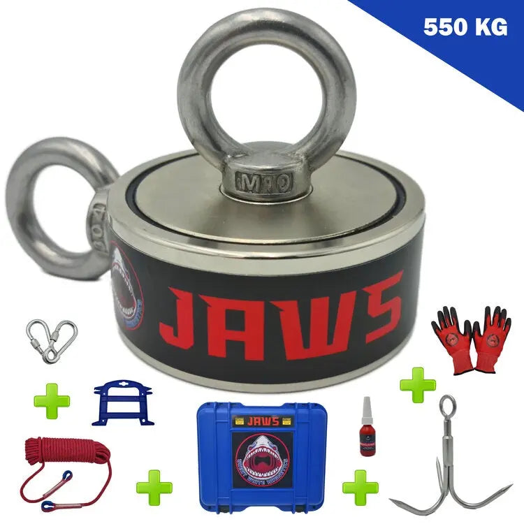 JAWS - 550KG Deluxe Magnet Fishing Kit BJK Imports