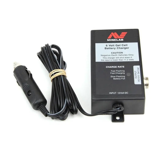 Minelab Car Charger 4 Pin for SD and GP series Detectors Minelab