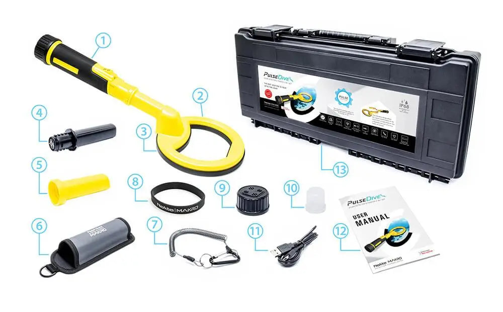 Nokta Pulse Dive Underwater Metal Detector Detector Distributions