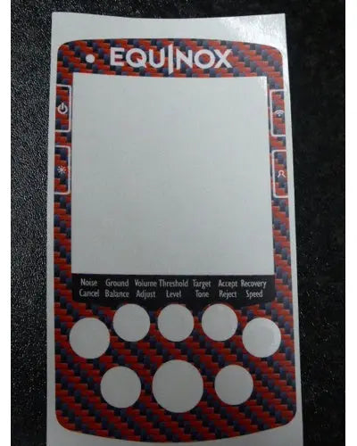 Teleknox Keypad stickers for Minelab Equinox 600 and 800 English LionOx Distribution (XPAU)