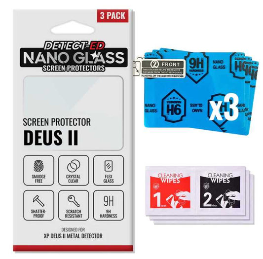 XP DEUS II Nano Screen Protector 3pk Detector Distributions